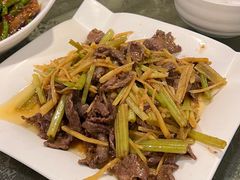姜丝生炒牛肉-明仕度假山庄-中餐厅