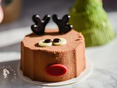驯鹿表情包榛子慕斯蛋糕-星巴克臻选(北京富力家园店)