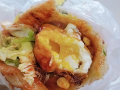 -小红车炸蛋葱油饼