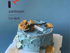 钻石玫瑰桔梗油画风蛋糕-艾加柒克蛋糕茶歇甜品台(春熙路店)