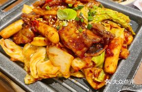 Korean Octopus and Black Pork Belly Stir-Fry