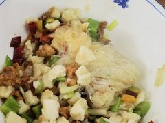 辣子鸡丁煮馍-赵西安三鲜煮馍馆(大车家巷店)