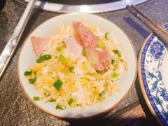 煲仔饭-大匠工房古船木艺术餐厅·猪肚鸡专门店(长白仙岛店)