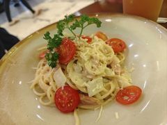 培根蛋奶面-CRAZYONES西班牙海鲜饭(上海美罗城店)