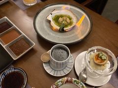 火焰黑鲍配海胆-岩也·日料与酒(龙岗天安云谷店)