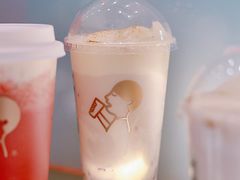 厚烧蛋糕波波奶茶-喜茶(徐州金鹰店)