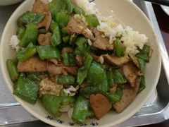 青椒猪肝盖饭-伟记奥面馆(养育巷店)