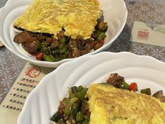 小公鸡茄子厚蛋拼-文三里屯面馆(三里屯店)