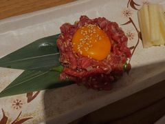 生拌牛肉-炼火烤肉店