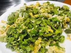 荷叶炒鸡蛋-铁锅炖灶台鱼老三炖鱼馆