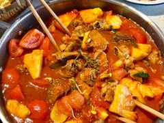 -贵州辣子鸡番茄鸡