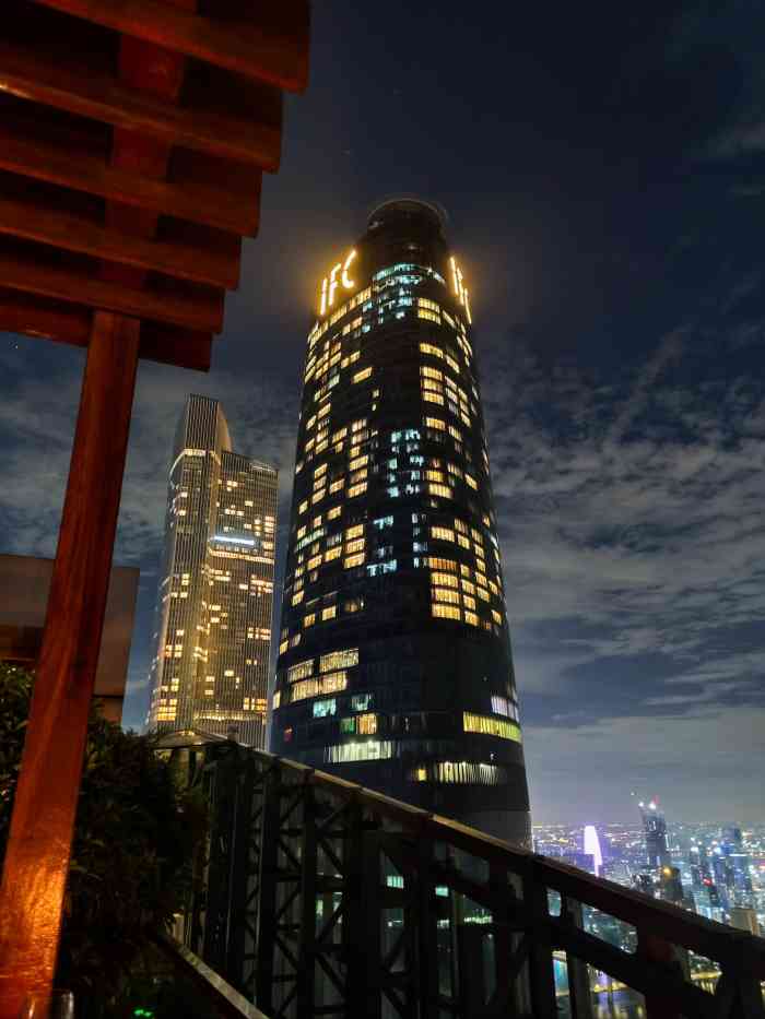 广州柏悦酒店·悦吧·顶楼露天酒吧-"环境 服务不错 适合晚上喝酒聊天