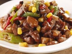 杏鲍菇烧肉丁-比尔森韩式烤肉自助(绿园店)