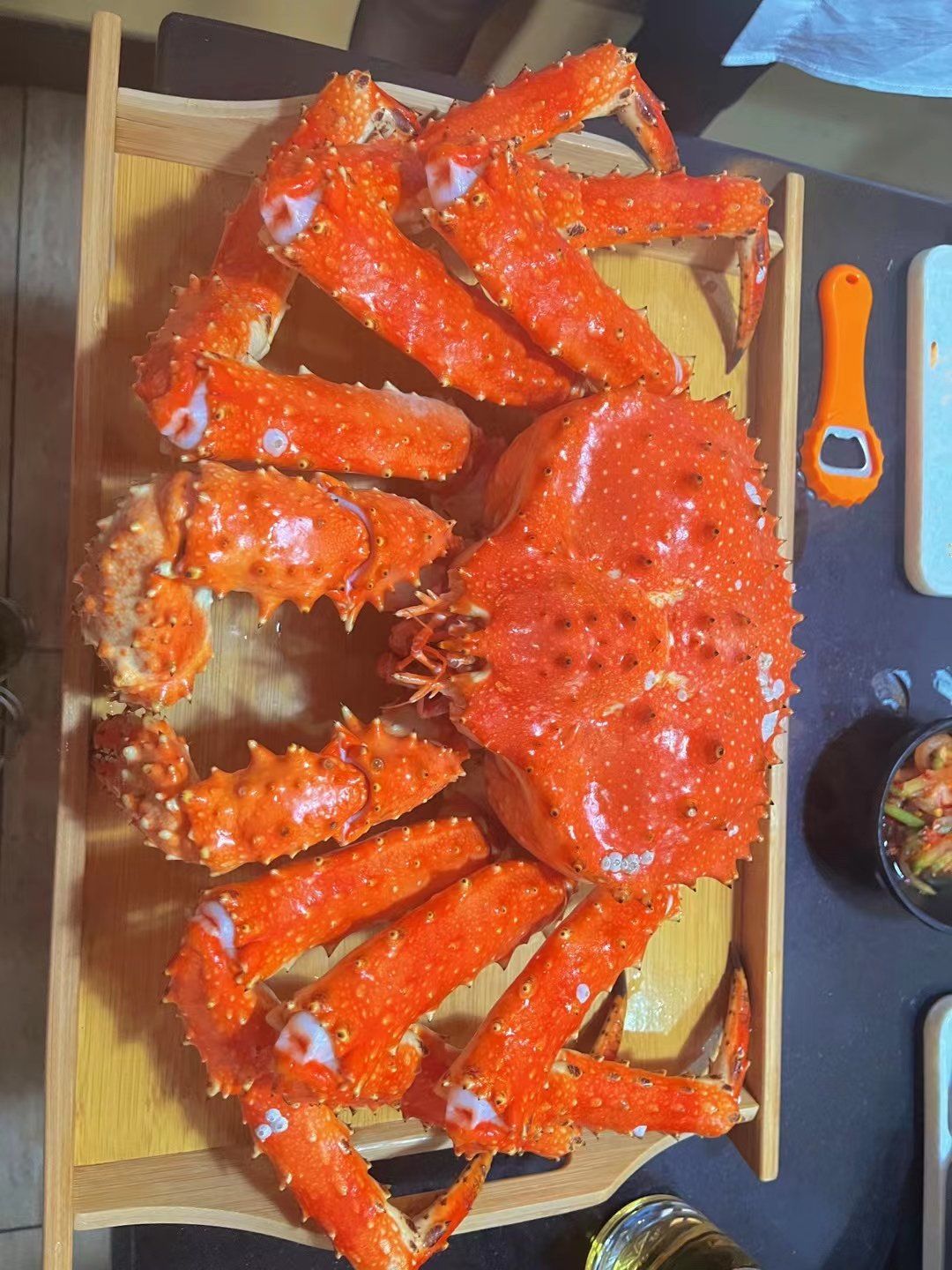 俄罗斯深海大帝王蟹,和毛蟹