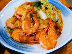 大虾烧白菜-1937青岛老味道·海肠捞饭·青岛菜(大鲍岛栈桥店)