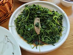 蚌肉金花菜-品鲜村农家菜·阳澄湖大闸蟹(总店)