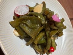 风味绿椒腌豆角-贯贯吉·清真餐厅(浙江中路店)