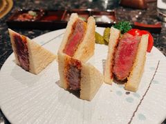 老干杯澳洲和牛菲力炸牛排三明治-老乾杯和牛烧肉(王府中环店)
