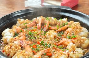Garlic Sautéed Vermicelli with Shrimp