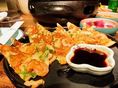 海鲜葱饼-明洞阿姨·韩式酱蟹烤肉·创意料理(三元桥店)