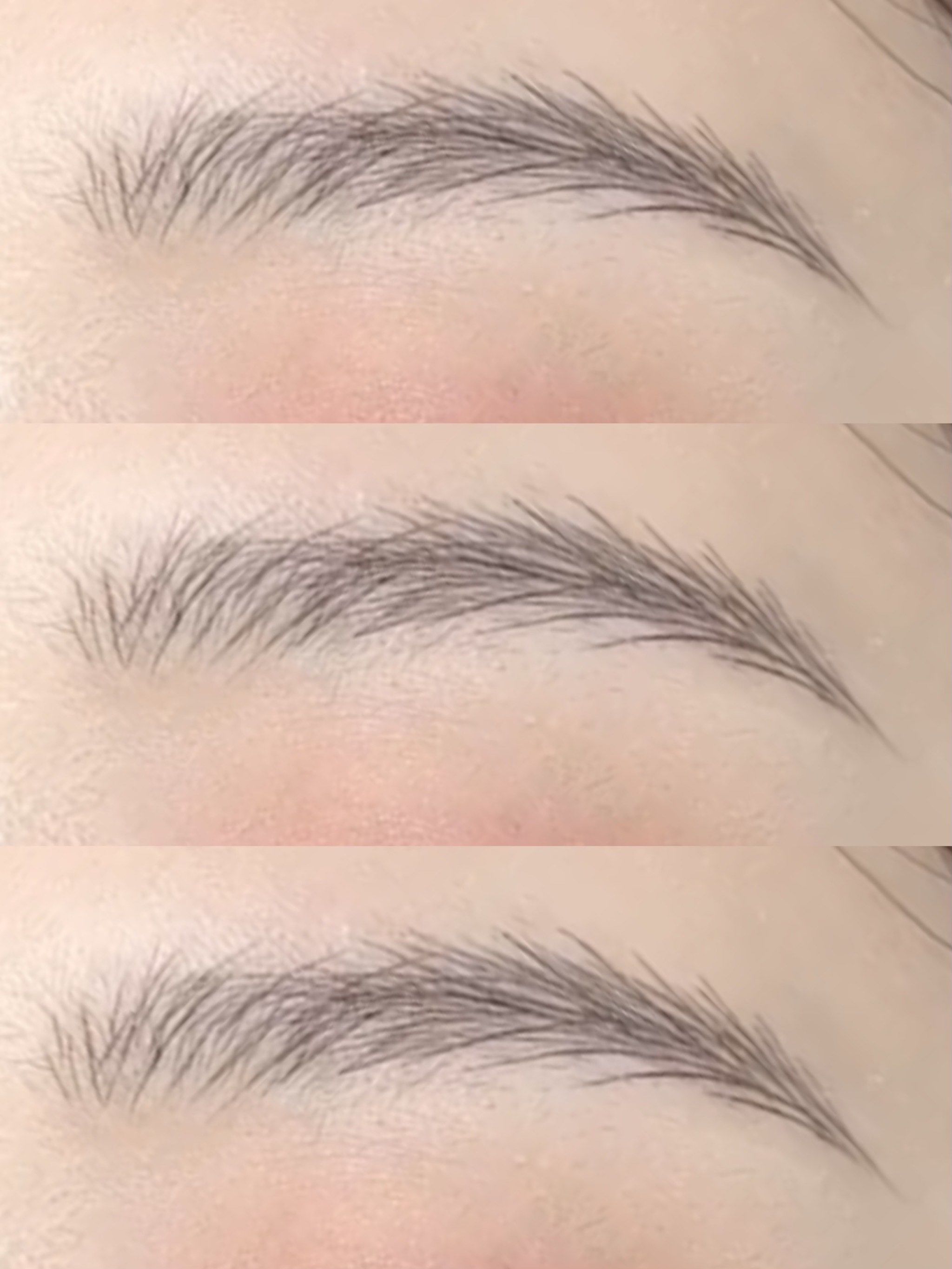 美女喜欢根根分明的野生眉