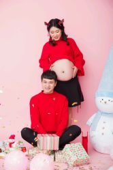 点击看大图 -十孕纪高端孕妇亲子摄影