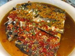 双椒蒸鱼头-稻品香小锅饭豆腐馆(北三路店)