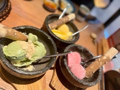石烧抹茶冰淇淋-烧肉达人•炭火烧肉(新天地店)