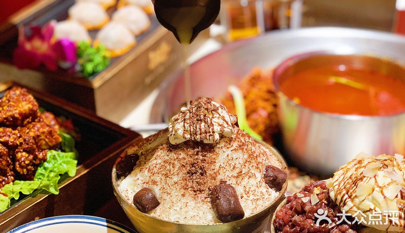 火锅店里甜品竟如此好吃91还能0r吃雪冰