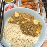吃蟹黄面啦[加油]