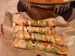 苜蓿虾仁卷-耶里夏丽·丝路国际·新疆餐厅(浦东区东方路店)