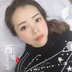 -西施无菌半永久纹绣眉眼影唇轻增发纹发际线