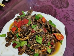 野蘑菇炒肉-旺原领头羊餐厅