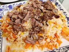 羊肉黄萝卜手抓饭-新疆红柳花餐厅(新洲店)