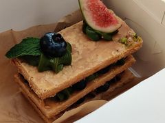 抹茶巧克力拿破仑-私人做法(苹果社区店)