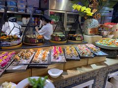 面包甜点陈列柜-吉布鲁牛排海鲜自助(成都大悦城店)
