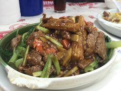 虾酱通菜-凤城康记饭店