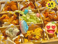 镇店双宝之一网红九宫格炸鸡-chicken plus韩国炸鸡(城阳店)