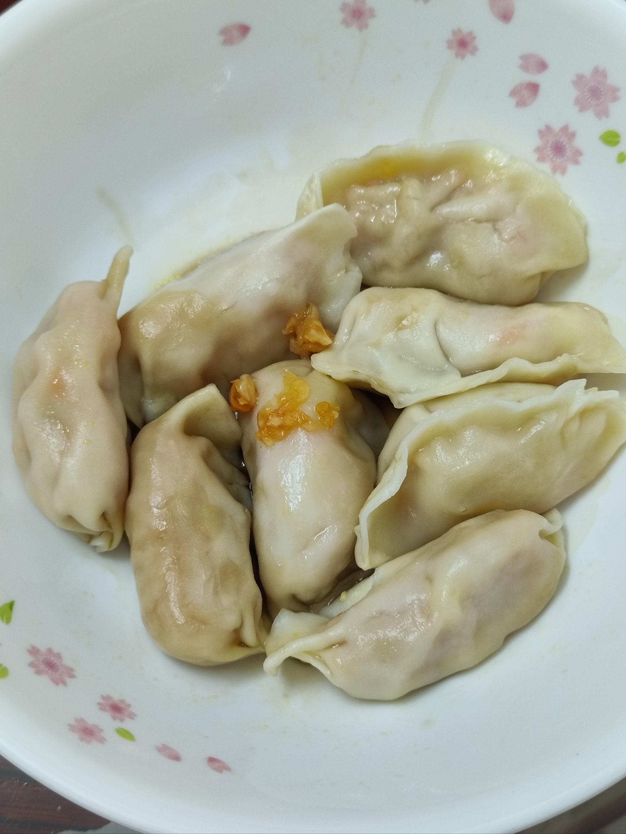 微波炉煎饺子图片