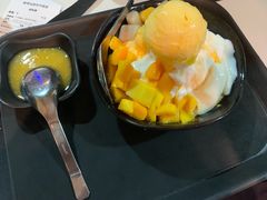 芒果雪花冰-鲜芋仙(苏州干将店)