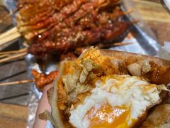 -小红车炸蛋葱油饼
