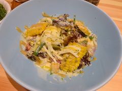 温泉鸡蛋色拉-兆治日本料理(华府世家店)
