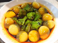 青椒皮蛋-老佛爷铜炉蛙锅(海岸城店)