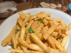 咸蛋黄炒茄子-吃饭皇帝大(解放西路店)