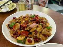油蛤（辣炒）-谢记上海大排档(长寿路店)