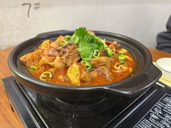 臭豆腐肥肠鸡煲-谢记上海大排档(长寿路店)