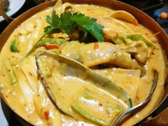 咖喱椰奶海鲜锅-大头虾越式风味餐厅(光明广场店)