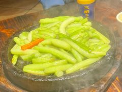 铁板鲜芋梗-农厨好味·温泉鹅·农家菜