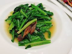 豆豉鲮鱼油麦菜-乾隆美食·本帮菜(黄河路店)