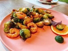 甘蓝虾仁-甜阿姨·天台花园私房菜(万松园店)